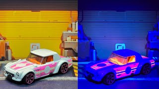 Datsun 2000 - Neon Speeders - Hotwheels - Unboxing.