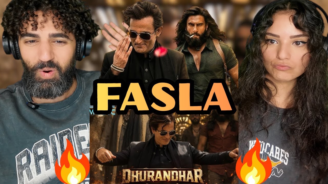 🇮🇳 We react to FA9LA - Rehman Dakait Entry Song | (Reaction)