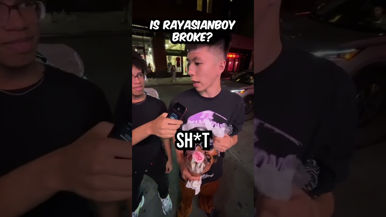 Rayasianboy is broke? 
