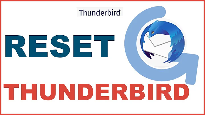 How To Reset Thunderbird | Reset Profiles in Thunderbird | Reset Thunderbird To Default Settings