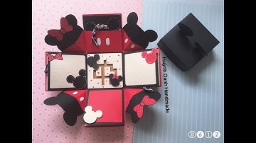 Mickey Mouse Exploding Box - Huỳnh Oanh Handmade