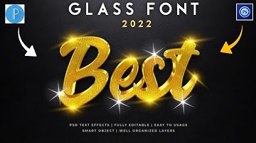 Create Best Glass Font Editing on Android Using PixelLab Ps Touch Photoshop in 2022 -Zarraq Creation