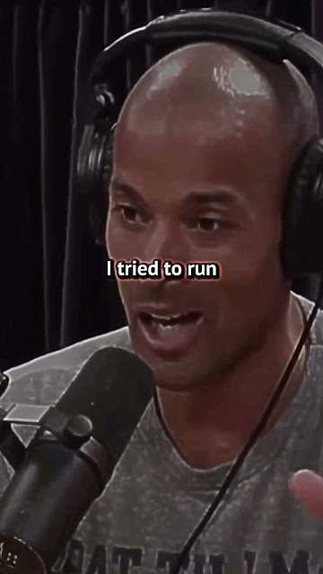 David Goggins : Ran A Marathon On Broken Legs.         #davidgoggins #marathon