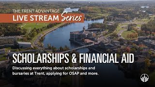 Trent Advantage Live Stream: Scholarship & Financial Aid