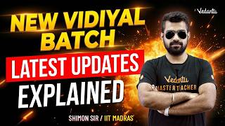 NEW VIDIYAL BATCH | Latest Updates Explained🔥Shimon Sir
