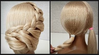 Простая и Быстрая прическа.Красивые Прически пошагово.Simple and Fast Hairstyle.BEAUTIFUL HAIRSTYLES