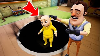 Wilson Beboyu Çukura Attı Hello Neighbor Baby In Yellow
