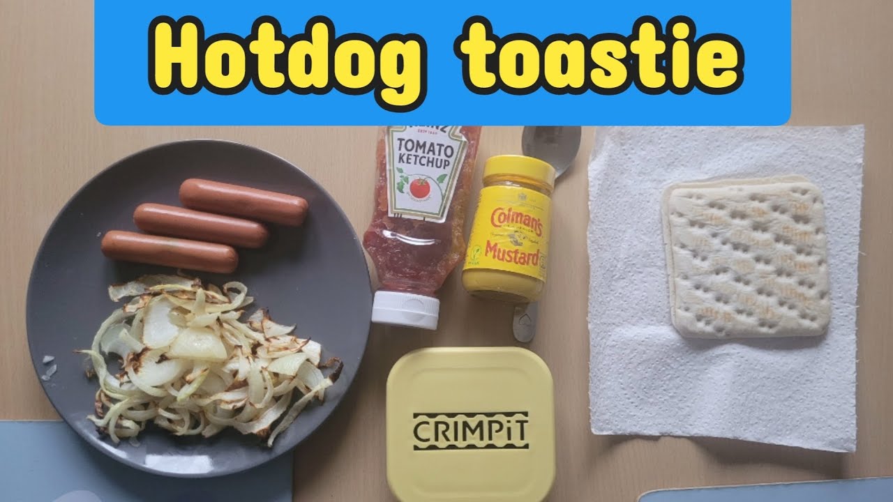 🌭 How to make a perfect Hotdog toastie with the Crimpit toastie maker-crimpit sandwich recipe