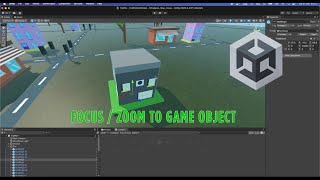 how to easily focus on game object in Unity #gameshorttutorial #unity