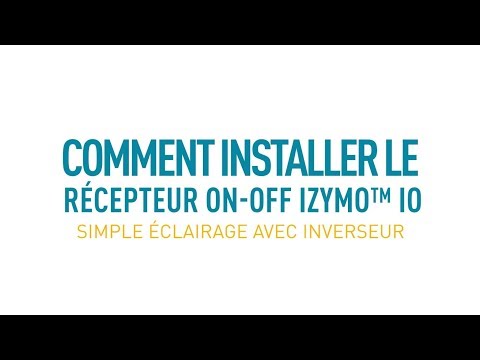 Comment installer le récepteur ON/OFF Izymo io Somfy ?