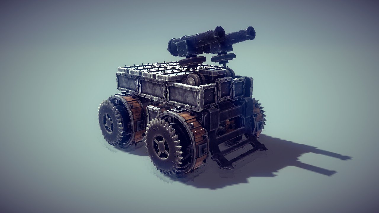 Besiege: one engine for all levels. Одна машина для всех уровней. - YouTube