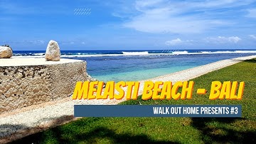 SUNNY DAY AT MELASTI BEACH | Most Beautiful White Sand Beach in Bali, Indonesia