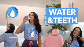 how to give clean water for healthy teeth #teamwater