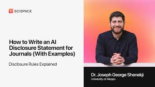 How to Write an AI Disclosure Statement for Journals (With Examples)