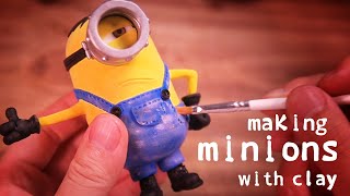 i made a minions figure with clay