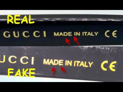 Gucci sunglass real vs fake. How to spot original Gucci Sunglasses