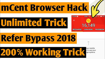 Mcent browser add unlimited points online script 2018 hacking trick