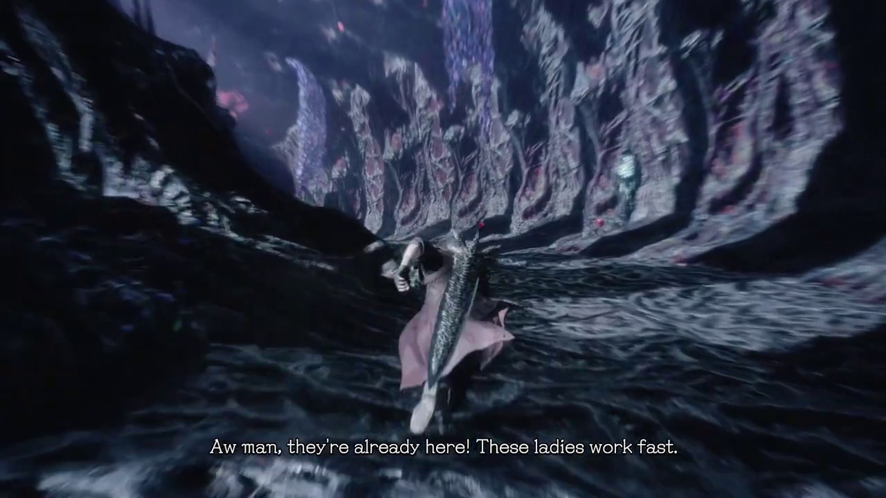 Devil May Cry 5 - Practicing With Dante