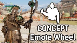 [For Honor] CONCEPT: Emote Wheel