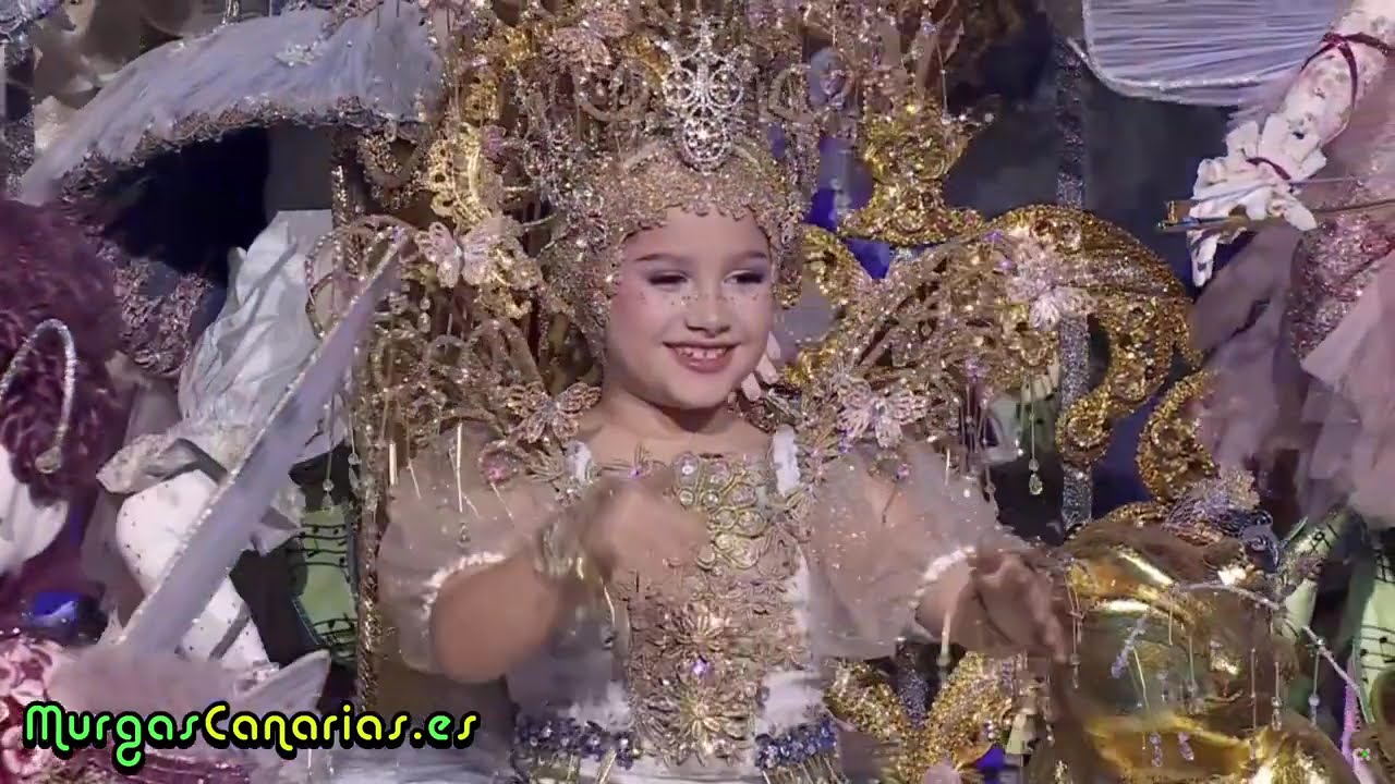 Ganadora Reina Infantil del Carnaval de Santa Cruz de Tenerife 2025