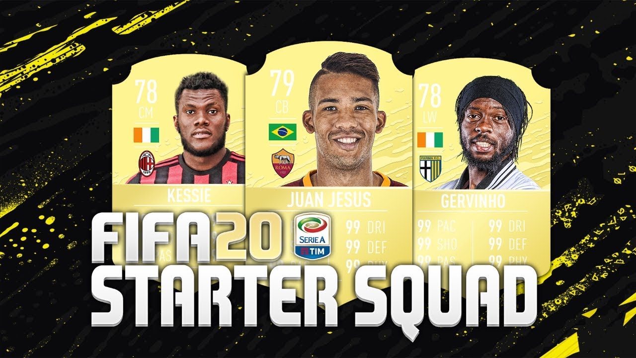FIFA 20 SERIE A CHEAP STARTER SQUAD