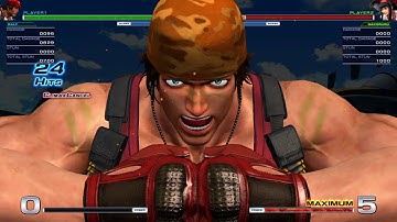 KOF XIV Ralf Combo Damage 1075