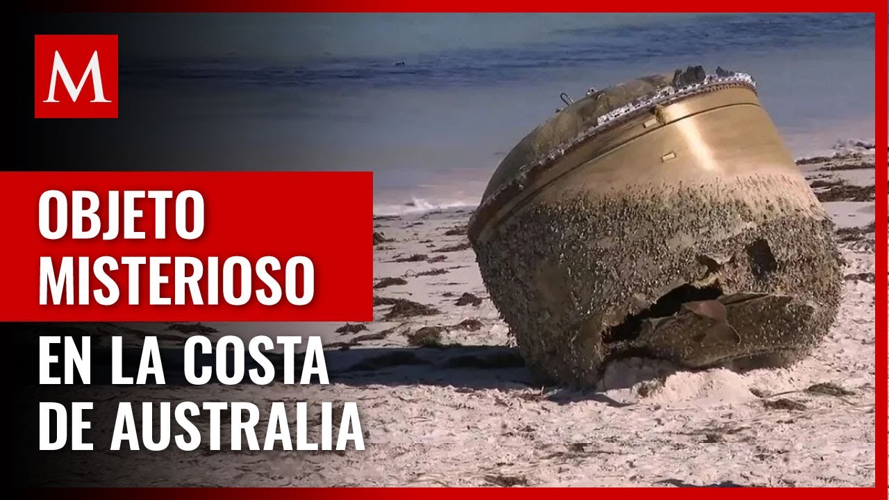 Aparece objeto misterioso en la costa de Australia - YouTube