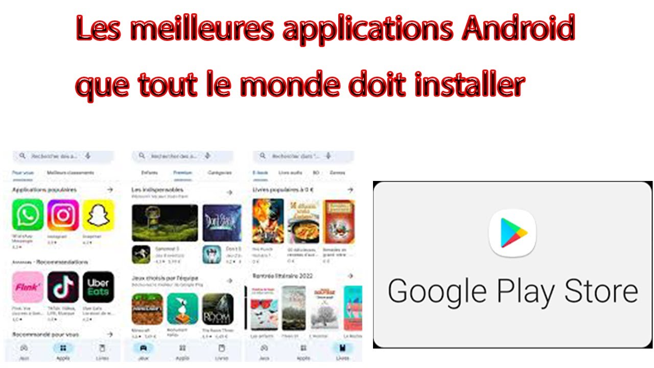 Les meilleures applications novembre 2022 que tout le monde doit ...