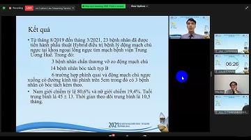 Phẫu thuật hybrid trong điều trị bệnh lý động mạch chủ ngực tại TTTM, bệnh viện TW Huế