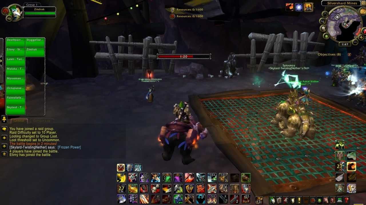 Arms Warrior 5.1 MoP PvP Silvershard Mines BG w/ Live commentary! - Zindrak