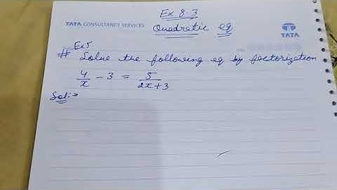 Class 10-Maths-R.D Sharma-Ex-8.1- Quadratic equations