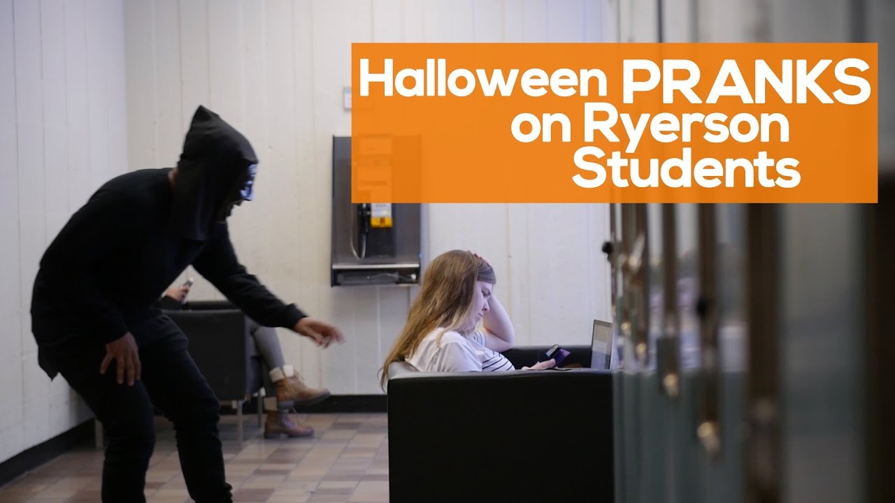 Halloween Scare Pranks on Ryerson Students // RU Student Life
