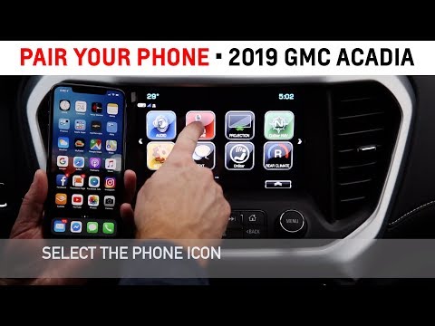 2019 GMC Acadia How To Pair Cellphone with Bluetooth