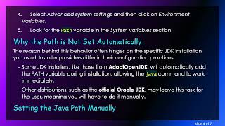 Why Doesn’t the Java JDK Set Its Own Path After Installation on Windows?