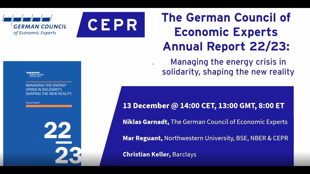 The German Council of Economic Experts’ Annual Report 2022/23