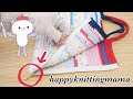 完成した編み地にファスナーを付けたら…【挫折】happyknittingmama/ハピママ