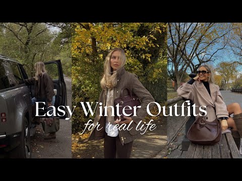 What I'm ACTUALLY Wearing This Winter | Simple Real Life Outfit