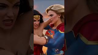 Wonder Woman VS Supergirl Epic Fight Scene 🔥 @SavageToons10