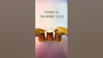 Where is the green ball? 🟢🟢🟢 #shorts Exercises for intuition developing with INTUITION GAMES