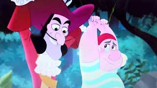 Disneys Jake And The Neverland Pirates Captain Hook Gets Chased By A Crocodile With Cone Drop Scene