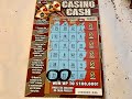 Casino Cash $5 Instant Scratch off Lottery Ticket NJ ...