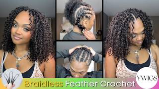 new Spanish Curl  Braidless Feather Crochet Ft Ywigs  Vandyvanity