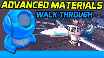Microsoft Flight Simulator 2020 - Advanced Materials Setup - 3DS MAX