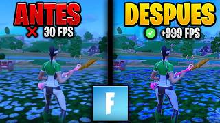 Cómo AUMENTAR FPS en FORTNITE PC de bajos recursos 2025✅ | Guía Completa para + FPS y - Input Lag