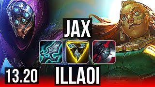 JAX vs ILLAOI (TOP), 10/1/2, 7 solo kills, Legendary, 500+ games, KR  Diamond