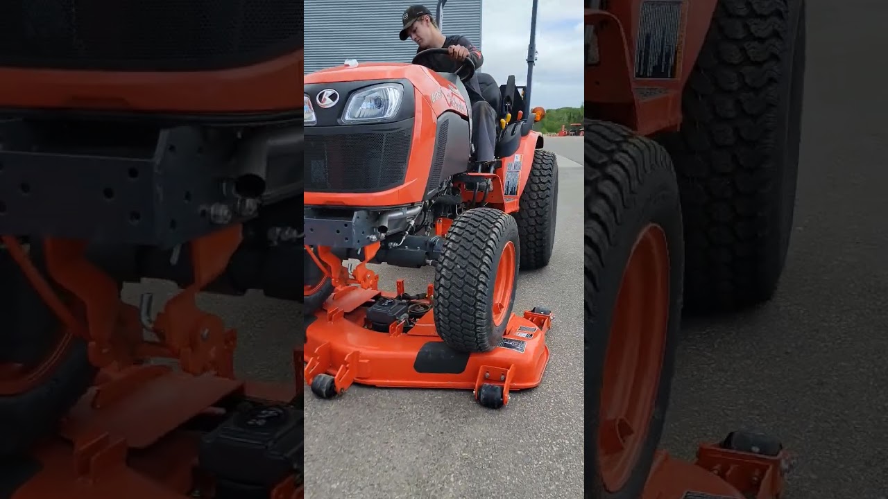 Drive Over Mower Deck! 