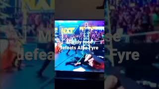 Mandy rose defeats Alba Fyre to retain NXT women's championship...WWE nxt