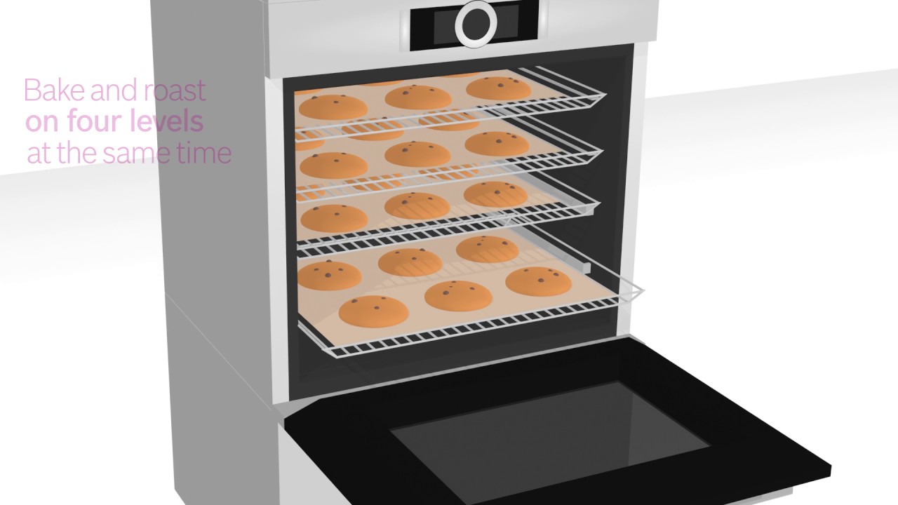 Perfection on 4 levels Bosch 4D HotAir for ovens YouTube