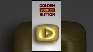 Famous Youtube golden 3d button design #illustrator #3d #tutorial Wealth