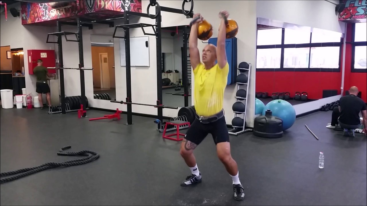 Kettlebell Sport Long Cycle 10' 87 reps 2x16 kg YouTube